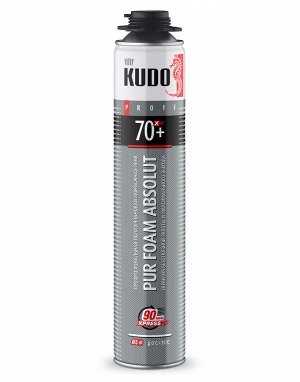 Пена монтажная профессиональная летняя KUDO PROFF ABSOLUT 70+ XPRESS, 1000 мл