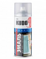 Эмаль для реставрации ванн и керамики KUDO Белая, 520 мл