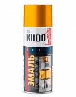 Эмаль универсальная зеркальный металлик KUDO MIRROR FINISH Зеркальное золото, 520 мл