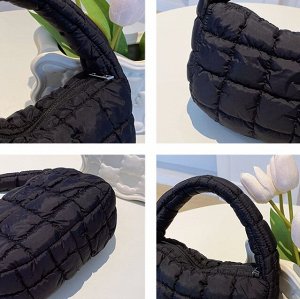 Сумка женская, мини, стеганая, нейлон