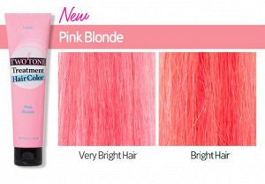 Etude Маска оттеночная для волос Розовый Блондин Treatment Hair Color Two Tone Pink Blonde №15, 150 мл