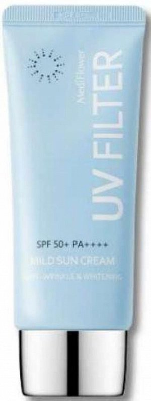 Medi Flower Крем для лица солнцезащитный для уставшей кожи Sun Creem UV Filter Mild, 50 мл