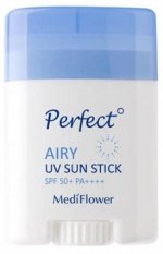 Medi Flower Стик солнцезащитный лёгкий Sun Stick Perfect Airy UV SPF 50+/Pa++++, 23 гр