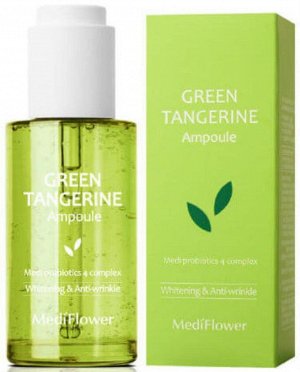 Medi Flower Сыворотка для лица тонизирующая с экстрактом зелёного мандарина Ampoule Green Tangerine Whitening&Anyi-Wrinkle, 50 мл