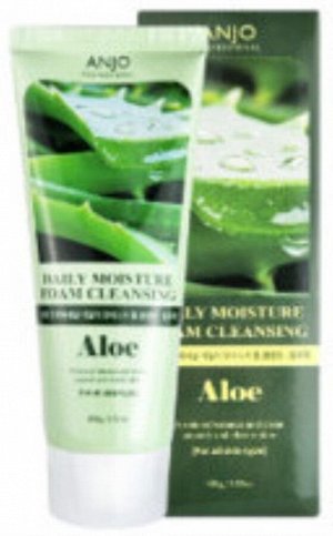 Anjo Professional Пенка для умывания с экстрактом алоэ Foam Cleansing Daily Aloe, 100 мл