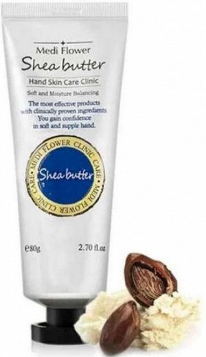 Medi Flower Крем для рук с маслом ши Hand Cream Sheabutter, 80 гр