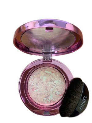 Anjo Professional Румяна мраморные (№02 Shining Pink, Сияющий розовый) Marble Blusher Color, 12 гр