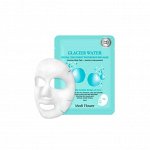 Medi Flower Маска для лица тканевая увлажняющая с ледниковой водой Mask Pack Special Treatment Waterdrop Skin Glacier Water, 23 мл