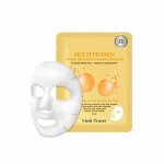 Medi Flower Маска для лица тканевая увлажняющая с мультивитаминами Mask Pack Special Treatment Energizing Skin Multi-Vitamin, 23 мл