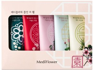 Medi Flower Набор кремов для рук подарочный Сад у дома The Garden In A House Hand Cream Set, 5 шт * 50 гр