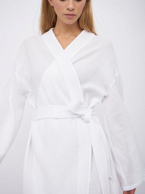 Халат - кимоно в белом цвете белый