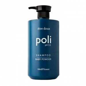 Medi Flower Powder Шампунь для волос Детская присыпка Shampoo Poli pH 5.5 Baby Powder, 1000 мл