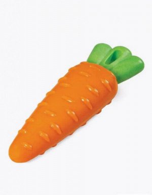 Игрушка д/собак резиновая WOGY Морковь с пищалкой 14см