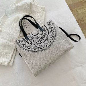 Сумка женская, на плечо, холщовая