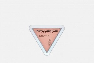 Influence Beauty Румяна компактные Soft skills тон 02, персиковый