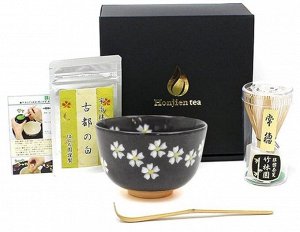 Honjien Tea Matcha Set Tea Utensils - набор посуды для приготовления чая матча