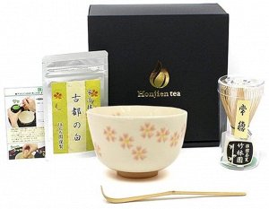 Honjien Tea Matcha Set Tea Utensils - набор посуды для приготовления чая матча