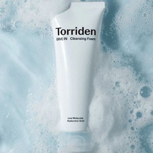 Torriden DIVE IN Low Molecular Hyaluronic Acid Cleansing Foam Гипоаллергенная пенка для умывания