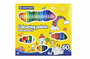 "Centropen" Набор для маленьких художников COLOURING PALETTE 9396/1 ( в картонной упаковке ) СК/Распродажа 9396/1 Ассорти
