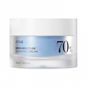 Anua Birch 70 Moisture Boosting Cream 70% Успокаивающий крем с берёзовым соком 50 мл