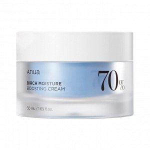 Успокаивающий крем с берёзовым соком Anua Birch 70% Boosting Cream Moisture