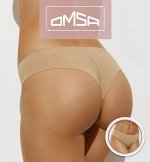 Трусы «бразилиана» со средней линии талии и узкой боковиной