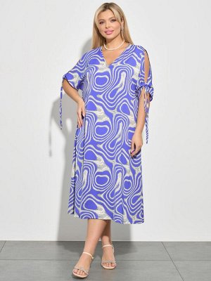 Платье 0322-1а сине-фиолетовый