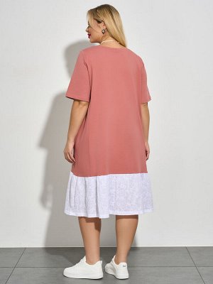 Платье 0267-1c тёмно-розовый