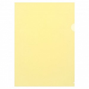 Набор папок-уголков А4, 180 мкм, Calligrata Pastel, полупрозрачные, 3 штуки, микс
