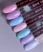 Unique Pastel камуфлирующая цветная база для маникюра/гель-лака, 15 мл