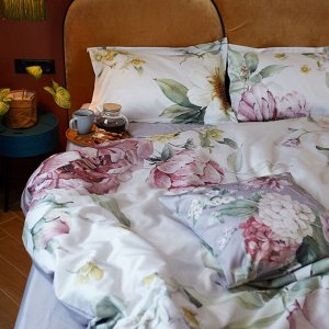 Постельное бельё Этель 2 сп Bloom 175*215 см, 200*217см, 50*70+3см -2 шт, мако-сатин