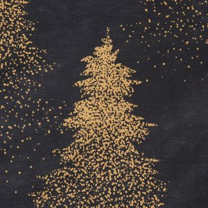 Постельное бельё "Этель" Евро Golden Christmas 200х217 см, 220х240 см, 70х70 см - 2 шт, бязь
