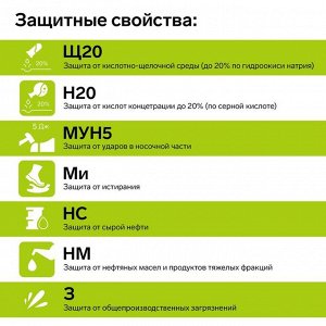 Рабочие кожаные ботинки Prosafe basic 13, подносок термопласт