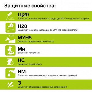 Рабочие кожанные ботинки Prosafe basic 13, подносок термопласт