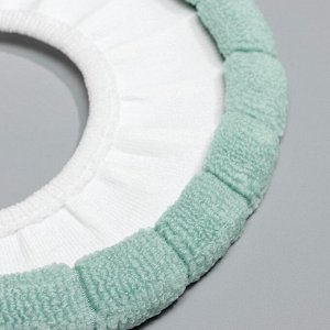 Чехол на сиденье для унитаза на резинке «Полоски», 31.5x31.5 см, 75 г, МИКС