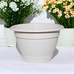 Цветочный горшок &quot;Приз&quot;, объем 1,9 л., белый, без поддона