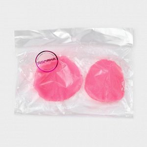 Молд Доляна «Лепесток розы», силикон, 2 предмета, 6,7?6,2 см, цвет розовый