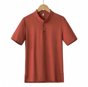 Мужская футболка, цвет оранжевый