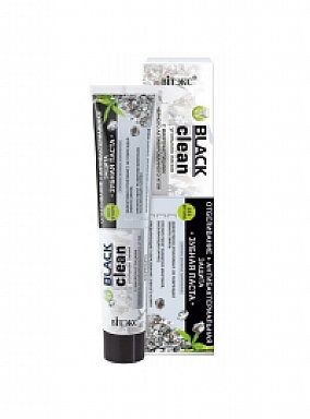 BLACK CLEAN Зубная паста Отбеливание + антибактериальная защита