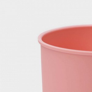 Форма для выпечки «Кулич», силикон, 10,6?12,1 см, внутренний d=9,6 см, цвет розовый