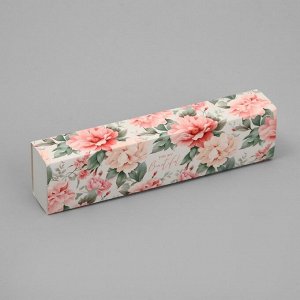 Коробка для конфет «Цветы», 5 х 21 х 3.3 см
