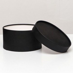 Подарочная коробка Black, завальцованная без окна, 18х10 см