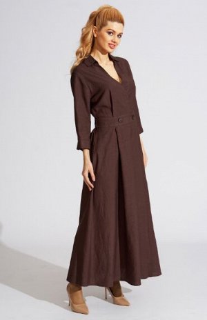 Платье "Дебби" коричневый