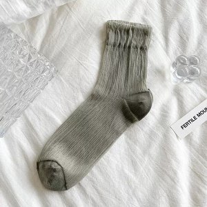 Носки женские, прозрачные, высокие, 1 пара