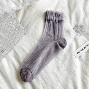 Носки женские, прозрачные, высокие, 1 пара