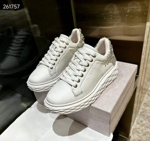 Кроссовки женские кожаные