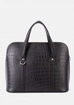 Модель №1587 | кожзам | крокодил | черный | Р920-1 | 33394