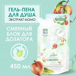&quot;Shokubutsu&quot; Гель-пена для душа густая 450мл (мягкая упак)  Листья Момо