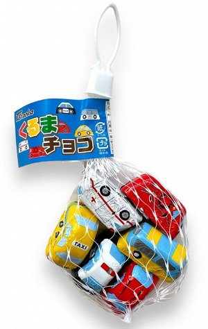 Конфеты молочный шоколад  "автомобиль", пакет 55г, TM Takaoka