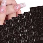 Трафареты для дизайна ногтей